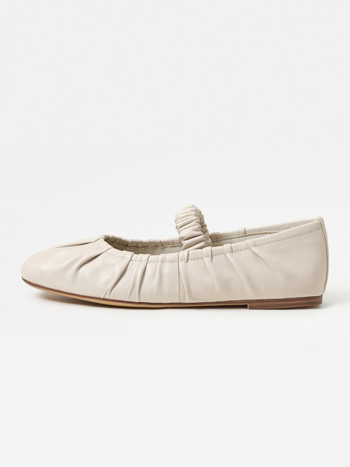 Bone Square-Toe Elastic Mary Jane Classic Ballet Flats
