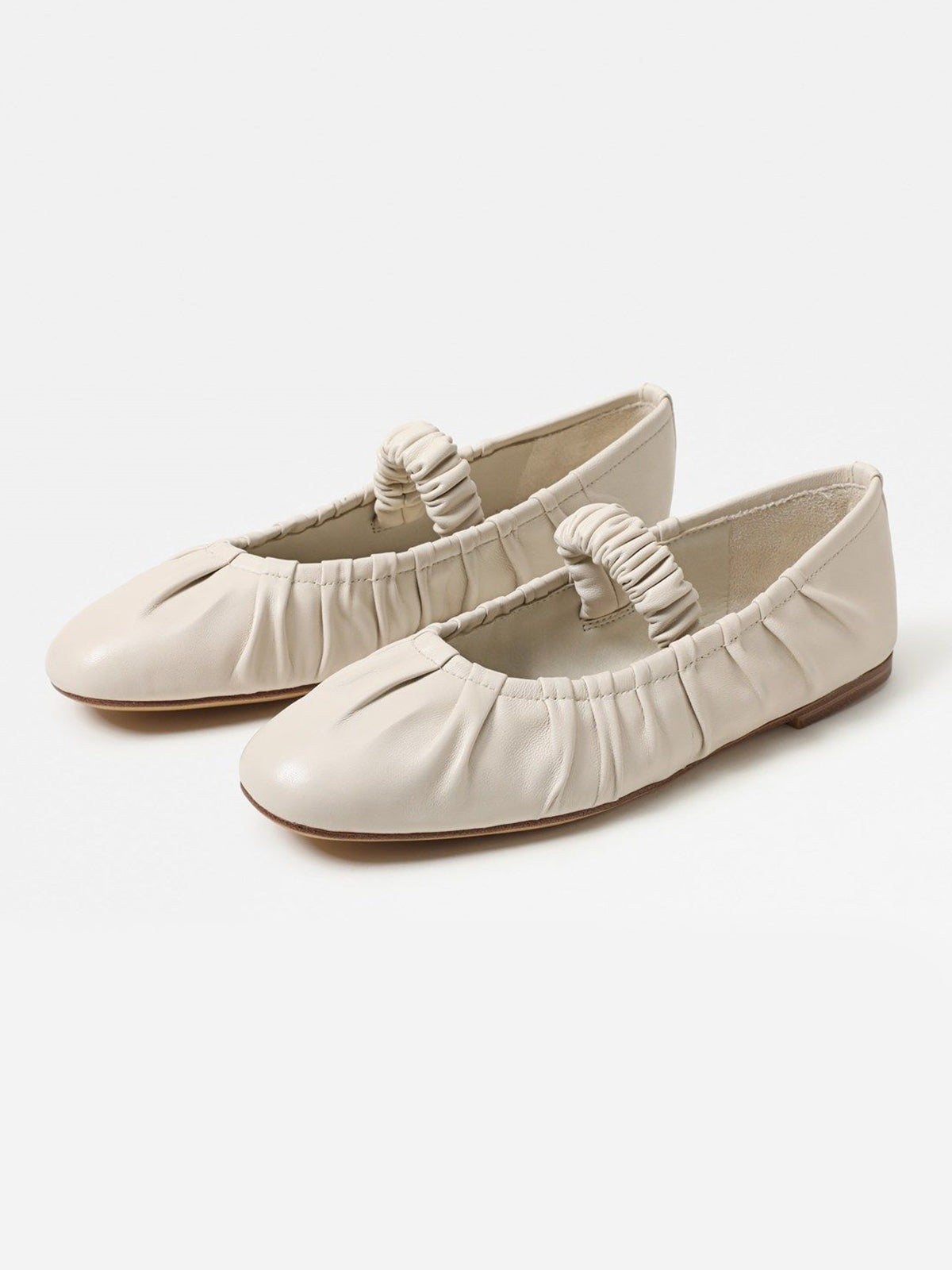 Bone Square-Toe Elastic Mary Jane Classic Ballet Flats