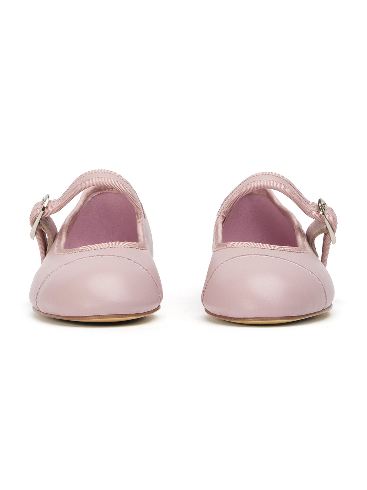Pink Round-Toe Chic Mary Jane Slip-On Ballet Simple Flats