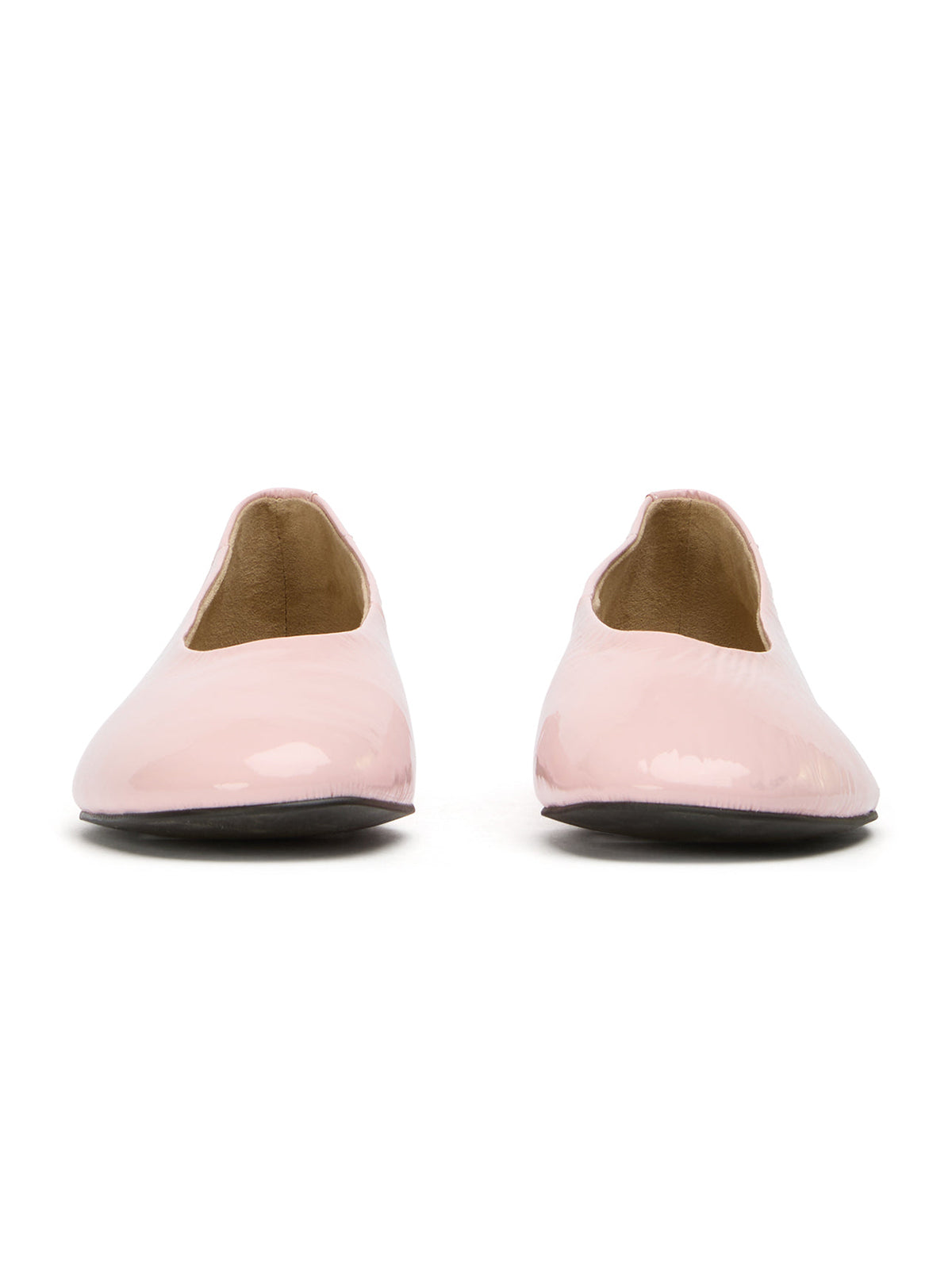 Pink Round-Toe Chic Slip-On Ballet Simple Flats