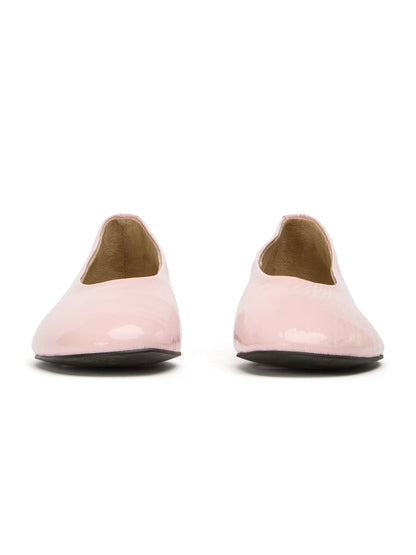 Pink Round-Toe Chic Slip-On Ballet Simple Flats