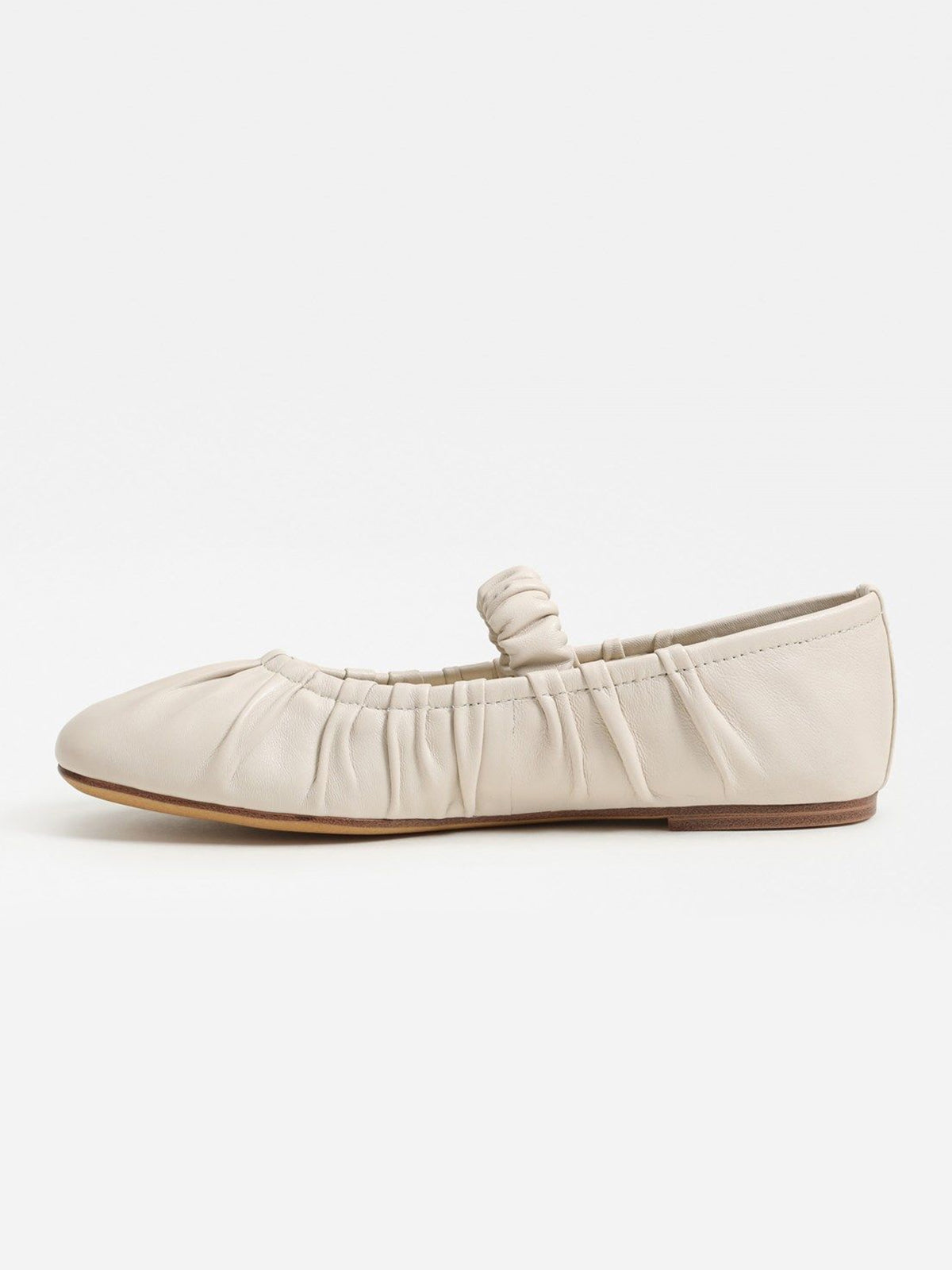 Bone Square-Toe Elastic Mary Jane Classic Ballet Flats