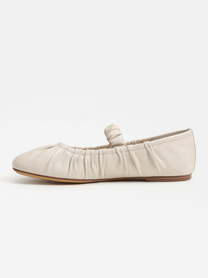 Bone Square-Toe Elastic Mary Jane Classic Ballet Flats