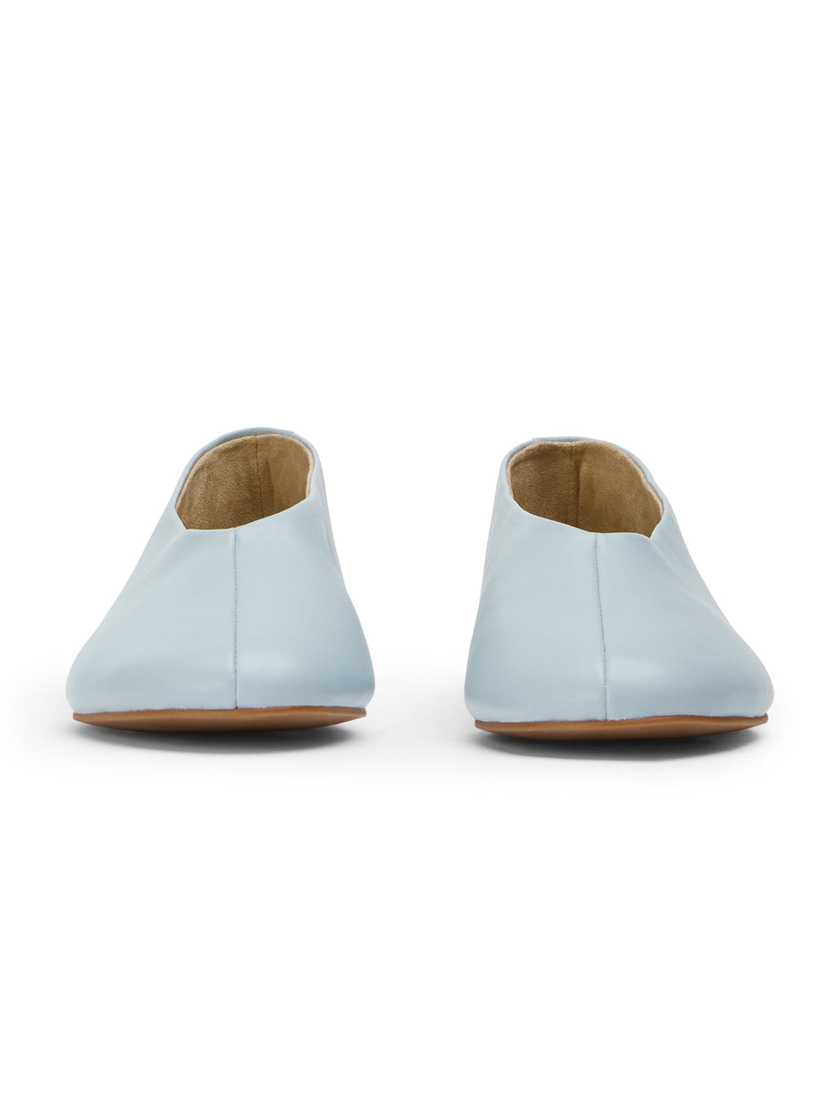 Round-Toe Chic Slip-On Ballet Simple Flats - Blue