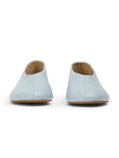 Round-Toe Chic Slip-On Ballet Simple Flats - Blue