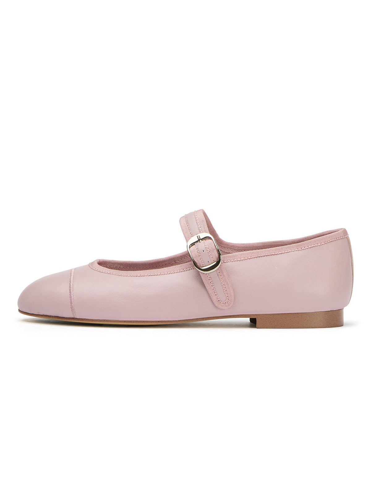 Pink Round-Toe Chic Mary Jane Slip-On Ballet Simple Flats