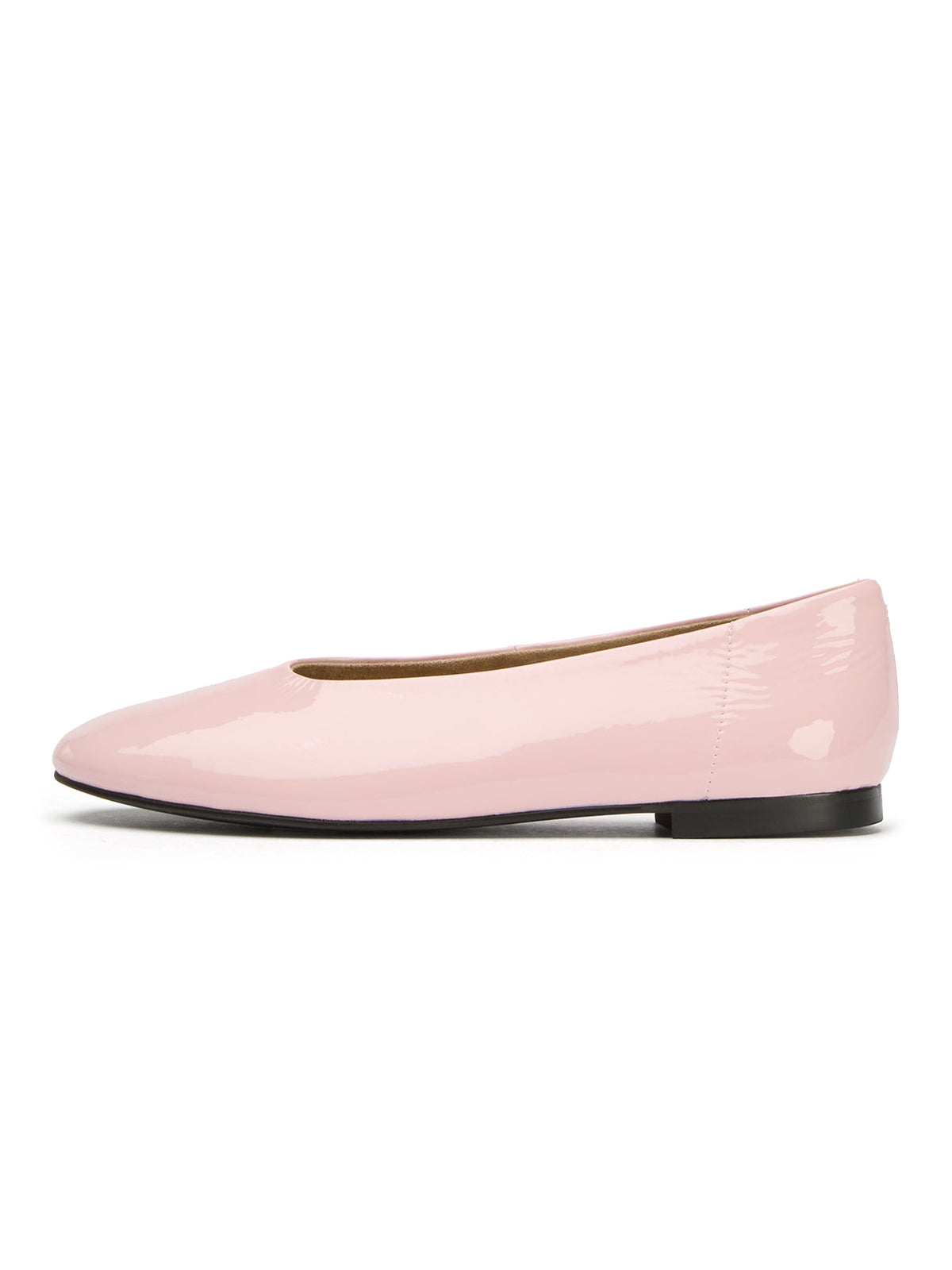 Pink Round-Toe Chic Slip-On Ballet Simple Flats