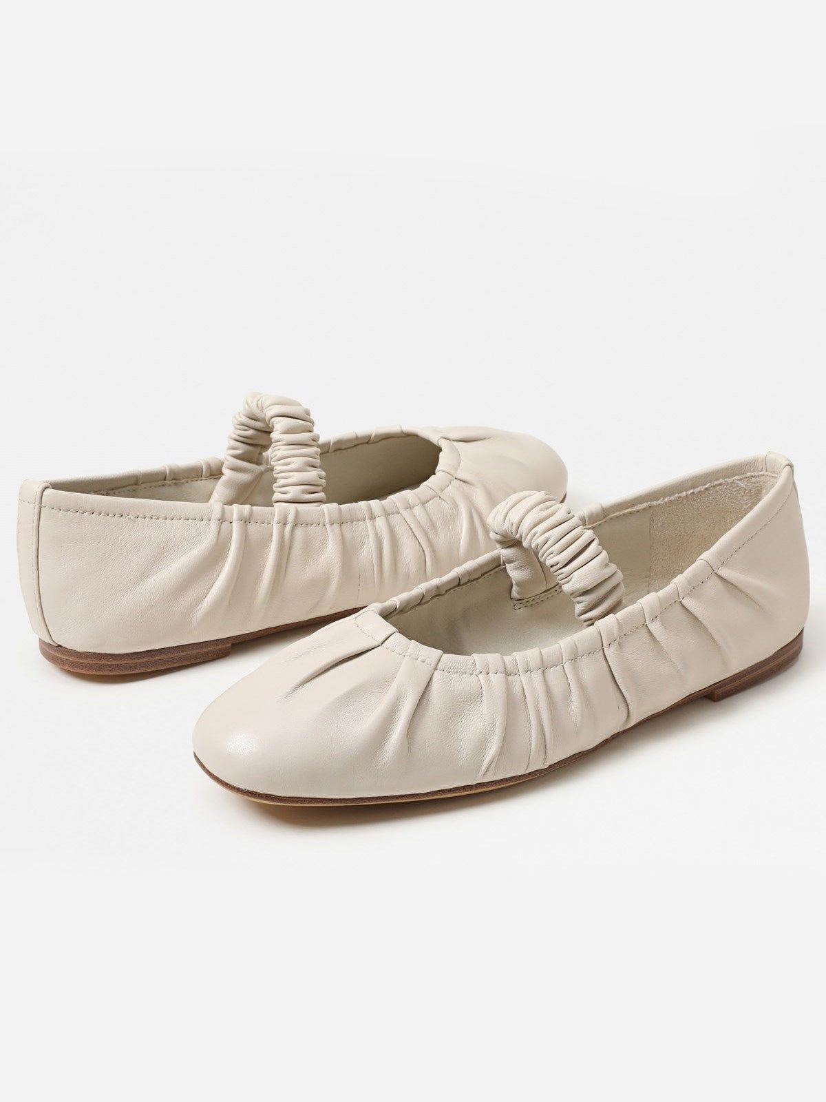 Bone Square-Toe Elastic Mary Jane Classic Ballet Flats