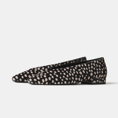 Chic Slip-On Pointed-Toe Simple Ballet Flats - Deer Pattern